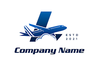 do awesome travel, beach, hotel and travel agency logo with unlimited revisions