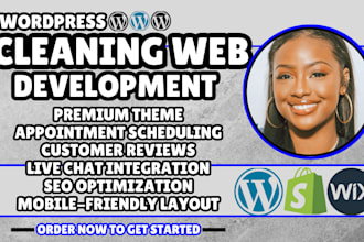 cleaning company website cleaning landing page cleaning website redesign