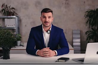 produce a dynamic breaking news video featuring an ai spokesperson