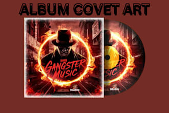 draw single album cover art mixtape album cover art music album art illustration