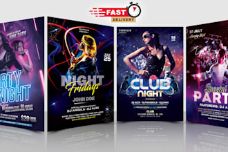 design party event festival flyer for you