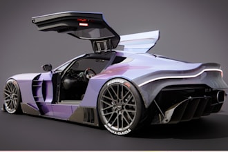 build 3d sport car design, fivem car, print 3d sport car, interior car design