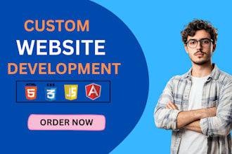 develop a responsive angular website