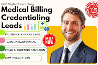 generate hot leads for medical billings credentialing coding healthcare services