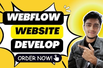 develop high converting webflow landing page as webflow developer