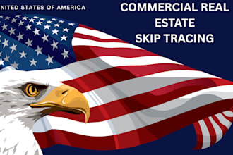 do commercial real estate skip tracing and property research