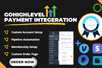 do gohighlevel payment gateway sales funnel membership page checkout order page