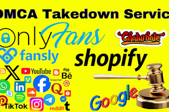 takedown remove delete harassing dafaming posts in all socail media by dmca