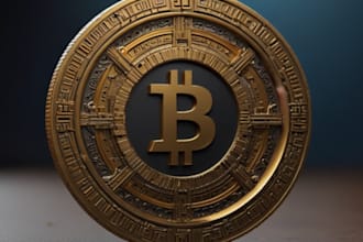 do 3d coin prototype, bas relief, 3d coin design, 3d medallion, crypto coin, stl