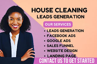 house cleaning leads facebook ads commercial cleaning lead cleaning sales funnel
