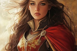illustrate fantasy book covers and ebook covers