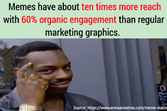 create funny viral meme videos and social media posts for any niche