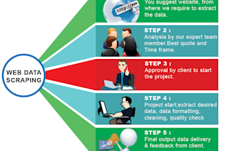 do web scraping, data scraping, and data mining using python or c sharp dot net