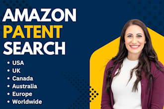 do patent search and trademark check in UK, US, europe,internationally
