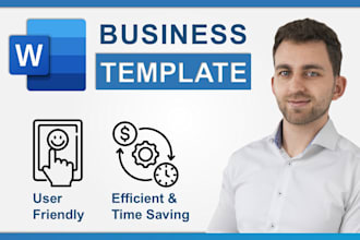 create a user friendly ms word template