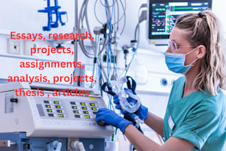 do medical healthcare, analysis, clinical nursing, research, home care, articles