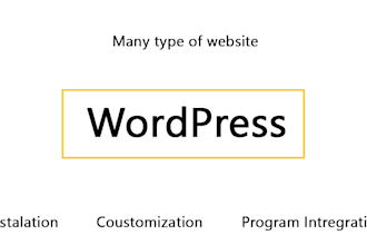 install  wordpress site for