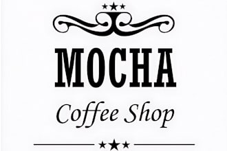 do food, cafe, bakery, coffee shop, pizza, burger, and restaurant logo designs