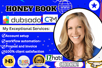 setup honeybook workflow automation dubsado workflow crm 17 hats project manager