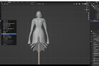 do 3d character model, 3d vrm to animaze, 3d game, vtubing