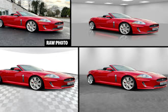 professional car photo editing retouching