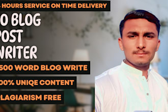 write 30 SEO blog posts
