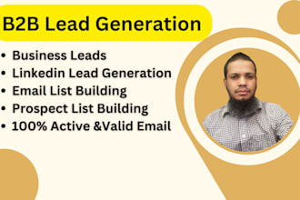 do targeted b2b lead gen linkedin leads email list building