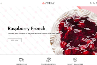 design lucrative ice cream shopify store cookies chocolate website candy website