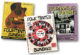 design unique posters for your music gigs
