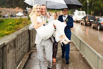 edit wedding photos in classic 35mm film colors