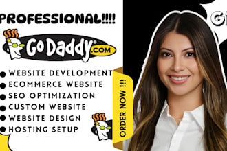 expertly develop godaddy website design godaddy seo website redesign content