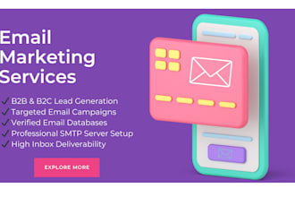 provide complete email marketing services