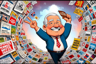 create political and editorial cartoons