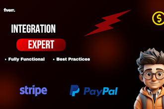 integrate stripe and paypal payment gateways into websites