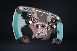 model hard surface models for your roblox, unity etc games