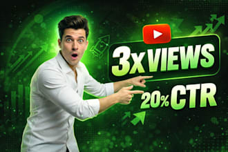 design amazing youtube thumbnail