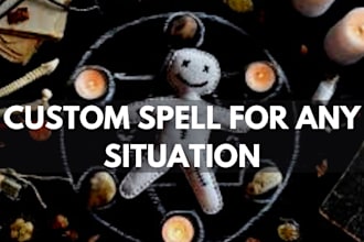 cast a custom spell to help in any emergency difficult situation