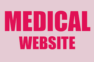 design doctor, medical, healthcare website in wordpress and website content