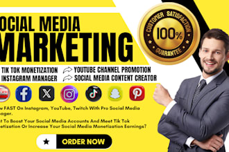do youtube, tik tok monetization, social media manager instagram content creator