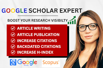 write and publish article on google scholar and increase your citations