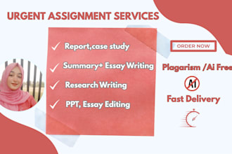 write assignment, finance,case study, report ,apa paper, research and summary