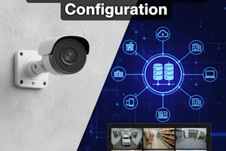 setup cctv cameras, nvr, and network devices remotely
