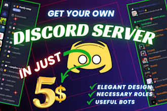 create discord servers for gta rp, roblox, minecraft, dayz, ark survival evolved