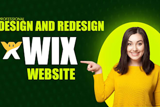 create a professional wix website design and redesign wix booking website