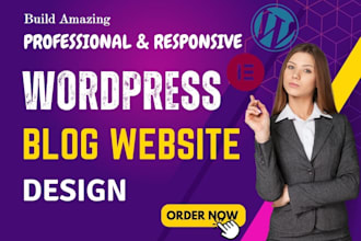 build amazing wordpress website using elementor