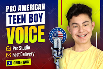 record a pro quality teen boy voice over