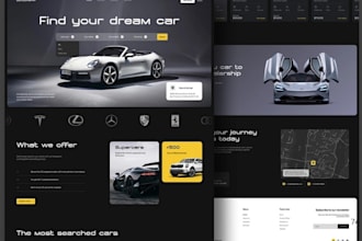 build car detailing website car repair website auto detailing car rental website