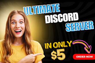 create discord server for rust, fortnite, call of duty and valorant