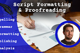 proofread and edit your screenplay