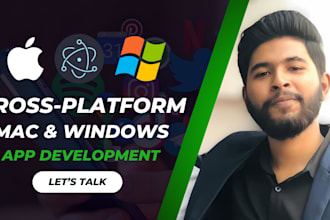 develop cross platform desktop application using electronjs